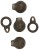 10kom - Gumene perlice i prstenovi Rage Predator Camo Run Rings & Bead Kit
