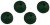 10kom - Gumene perlice Saenger 6 mm