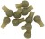 10kom - Gumene perlice Trakker Buffer Beads