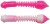 10kom - Gumeni Mamac Berkley Power Pillar 5,5cm Pink/White