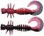10kom - Gumeni Mamac Berkley PowerBait Power Curly 5,5cm Salmon Egg Red/Black