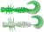 10kom - Gumeni Mamac Berkley PowerBait Power Curly 5,5cm Spring Green/White