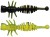 10kom - Gumeni Mamac Berkley PowerBait Power Larvae 5,5cm Black/Sunshine Yellow