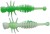 10kom - Gumeni Mamac Berkley PowerBait Power Larvae 5,5cm Spring Green/White