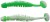 10kom - Gumeni Mamac Berkley PowerBait Power Leech 6cm Spring Green/White