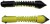 10kom - Gumeni Mamac Berkley PowerBait Power Pillar 5,5cm Black/Sunshine Yellow