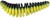 10kom - Gumeni Mamac Berkley PowerBait Power Pupa 3,5cm Black/Sunshine Yellow