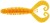 10kom - Gumeni Mamac Westin RingCraw 6cm Orange/Yellow Banana