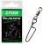10kom - Kopča s Vrtilicom Zfish Rolling Swivel & Coastlock Snap Vel. 12
