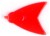 10kom Stoperi Skeater Bait Fins UV Red