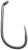 10kom - Udica Korda Basix Wide Gape Hooks Barbless