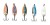 10kom - Varalica Savage Gear Nails Micro Spoon Kit Assorted
