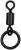 10kom - Vrtilica Avid Carp Outline Ring Swivel Veličina 11