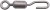 10kom - Vrtilica Korda PTFE Coated Spinner Ring Swivel