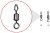 10kom - Vrtilica Nytro Connex Mixed-Eye Feeder Swivels