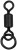 10kom - Vrtilica S Prstenom Avid Outline Ring Swivel Veličina 7