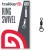 10kom - Vrtilica s prstenom Trakker Ring Swivel Veličina 8