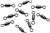 10kom - Vrtilice Guru Size 11 Rig System Swivels