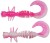 10ks - Červy Berkley PowerBait Power Curly 5,5 cm Pink/White 10ks - Červy Berkley PowerBait Power Curly 5,5 cm Pink/White