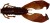 10ks - Gumena Mamitva Gunki Boogie Craw 7,5cm 4,51gr Brown Oil Red Flake
