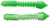 10ks - Gumová Nástraha Berkley Power Pillar 5,5cm Spring Green/White