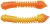 10ks - Gumová Nástraha Berkley PowerBait Power Pillar 5.5cm Fluorescent Orange/Sunshine Ye
