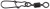 10ks - Karabinka s Obratlíkem Skeater Easy Snap Rolling Swivel