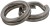 10ks - Kroužki Westin Power Splitring ?8 mm 85LBS (39KG) Crni Nikal