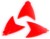 10ks Zarážky Skeater Bait Fins UV Red