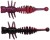 12kom - Gumeni Mamac Berkley PowerBait Power Larvae 4cm Salmon Egg Red/Black