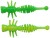 12kom - Gumeni Mamac Berkley PowerBait Power Larvae 4cm Spring Green/Sunshine Yellow