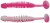 12kom - Gumeni Mamac Berkley PowerBait Power Leech 5cm Pink/White