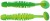 12kom - Gumeni mamac Berkley PowerBait Power Leech 5cm Spring Green/Sunshine Yellow