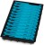 12kom - Motovilo Matrix Shallow Drawer Winder Tray 13cm Light Blue