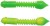 12ks - Gumená Nástraha Berkley PowerPillar 4cm Spring Green/Sunshine Yellow