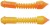 12ks - Gumová Nástraha Berkley Power Pillar 4cm Fluorescent Orange/Sunshine Yellow
