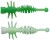 12ks - Gumová Nástraha Berkley PowerBait Power Larvae 40mm Spring Green/White