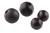12ks - Gumové koráliky MADCAT Rubber Beads 10mm Black