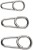 15ks - Kroužky Savage Gear Custom Salt Splitring Snaps S