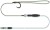 1kom - Predvez MADCAT Pop-Up Pellet Rig 65cm 0,95mm/Vel. 2/0