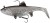 2 kom - Gumena Mamka Fox Rage Replicant Wobble 7,5cm 10gr UV Srebrna Mamka Riba
