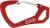 2 kom - Karabinka Rapala RCD Mini Clipper Crvena