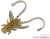 20kom - Gumeni Mamac Delphin B! Stinx NYMPHA 2,5cm Muddy