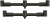 2kom - Držač za 3 Štapa Fox Black Label QR 3 Rod Adjustable Buzz Bar XL
