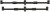 2kom - Držač za 3 Štapa Fox Black Label QR 3 Rod Adjustable Buzz Bar XL