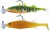 2kom Gumeni mamac Westin Stanley The Stickleback ShadTail R 'N R 9cm 7g Dark Water Mix 1