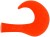 2kom - Gumeni Mamac Westin Swim Tail Spare Curltail 12cm 8gr Fluo Orange