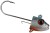 2kom - Jig glava Mikado JAWS Vertical 45g Vel. 5/0 Blue Roach