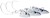 2kom - Jig glava Westin Magic Minnow Weedless Jig Spare Head #1 Težina 9gr