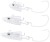 2kom - Jig glava Westin Magic Minnow Weedless Jig Spare Head